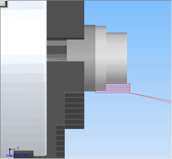 轴配合轴零件数控加工及仿真
